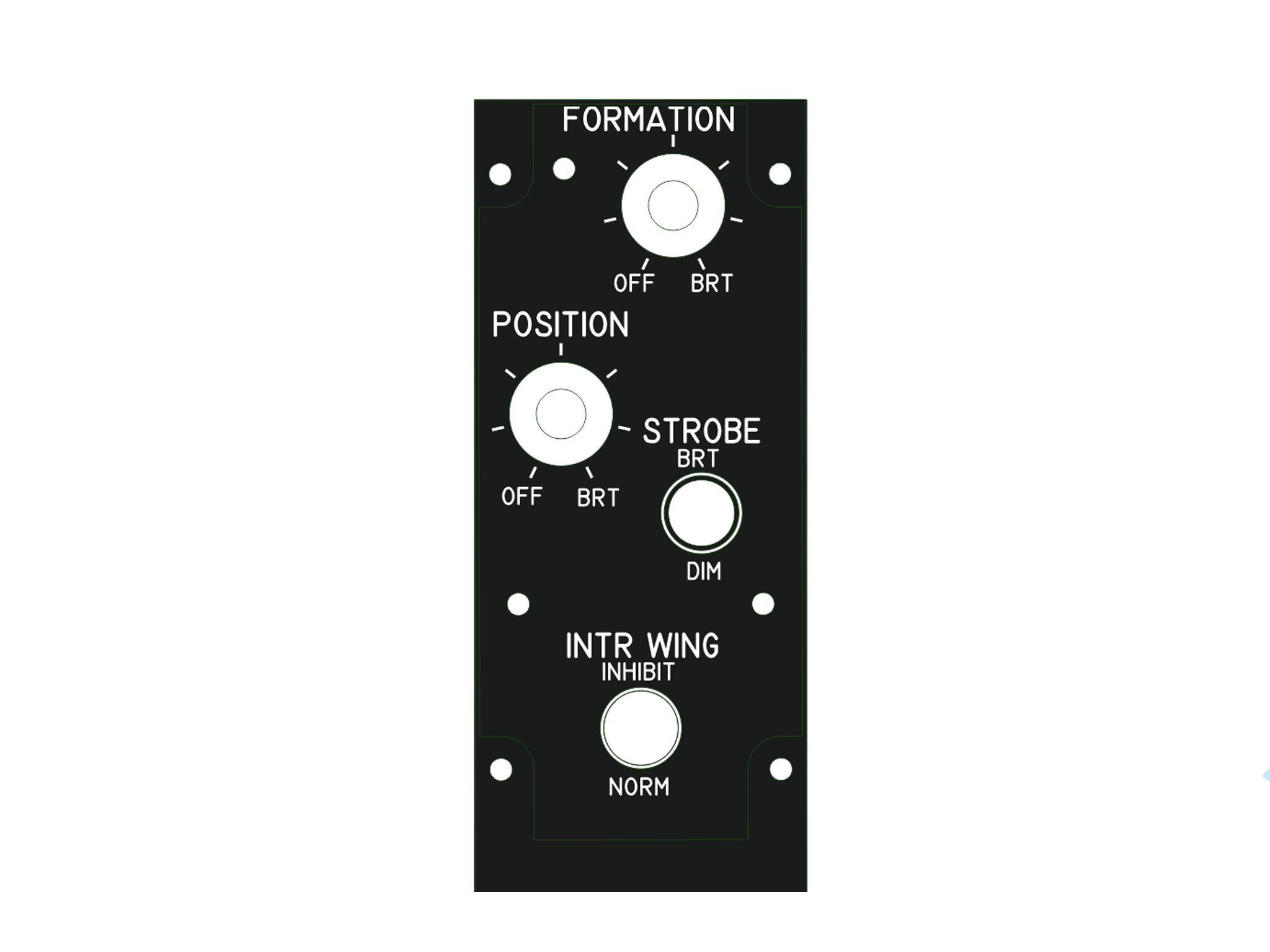 F18 Exterior Light Panel