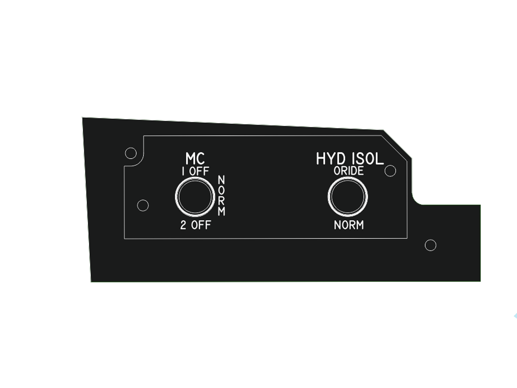 F18 Hyd Isolation Panel