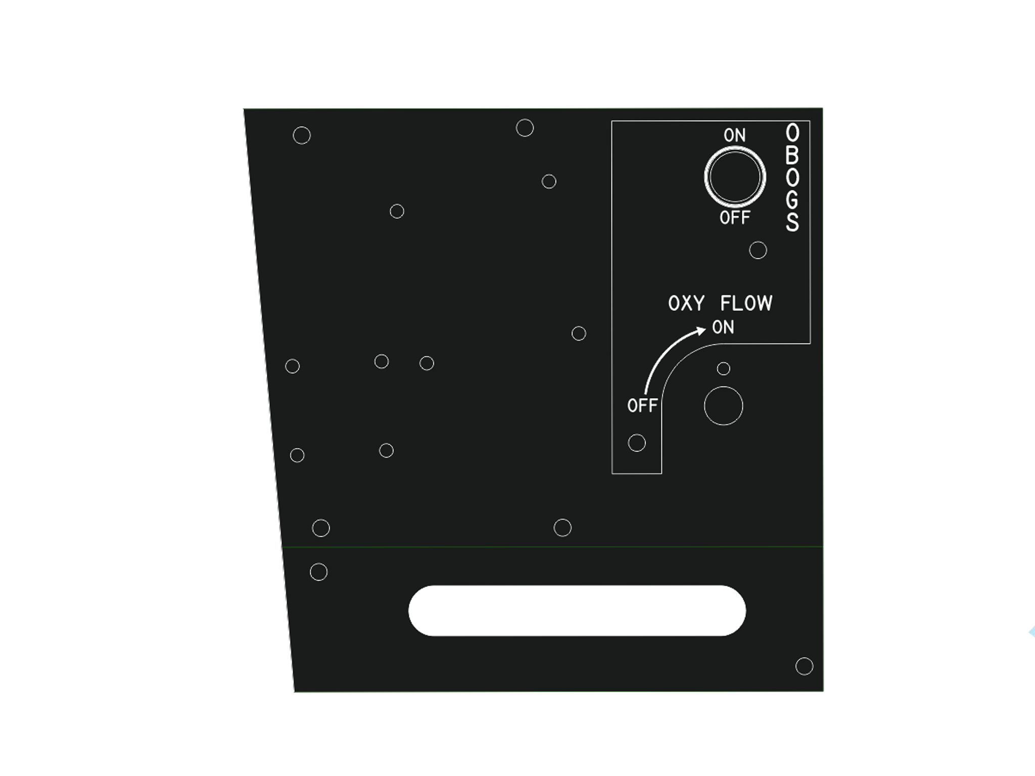 F18 Oxygen System Panel